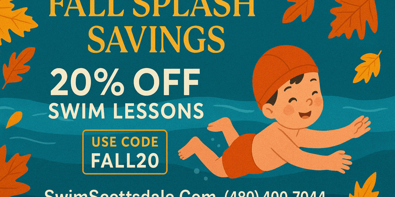 Fall Splash Savings – 20% Off Swim Lessons!